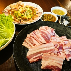 自慢のサムギョプサル・雲白肉