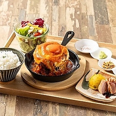 選べるソースのチーズハンバーグ御膳(150g)