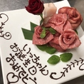 【誕生日・記念日に】肉ケーキをご用意致します♪