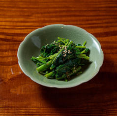 明日葉胡麻和え