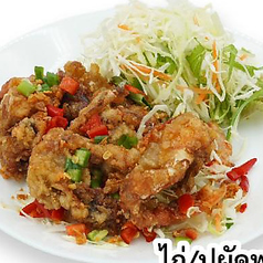 牛肉/ソフトシェルの塩唐辛子炒め)