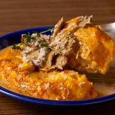 ポルチーニクリームのトルティージャ　～濃厚クリームソースのオムレツ～