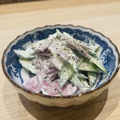うまハムとキュウリのマヨ