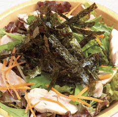 もみ海苔とチキンのチョレギサラダ