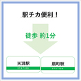 アクセス抜群！！天満駅・扇町駅から徒歩１分◎