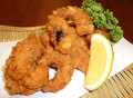 料理メニュー写真&nbsp;たこの唐揚げ/ぷりっぷり海老マヨ特製ソース