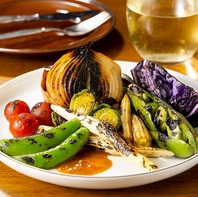 薪火で引き出す、野菜のごちそう