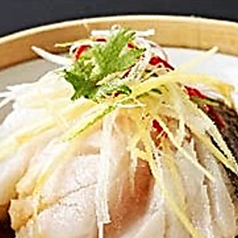 ハタの蒸し物