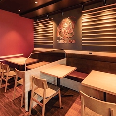 【2～4名様】ゑびす様の目の前のお席。新都心の縁起のいいスポット。