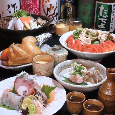 旬の素材や海鮮を愉しむ和旬菜料理と豊富なお酒を楽しめる一軒