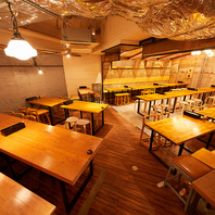 【2名～最大130様迄】フロア貸し切り可能！宴会大歓迎