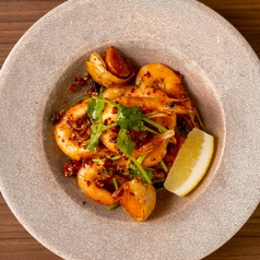 フライドガーリックシュリンプ