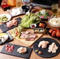 料理メニュー写真&nbsp;厚切り豚バラのサムギョプサルと厚切り牛バラのBBQ◎