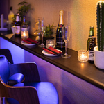 デートや仕事終わりにふらっと立ち寄るのにも最適なカウンター席のご用意もございます♪