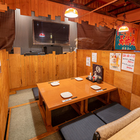 仲間と共に心地よく過ごせるくつろぎ空間！