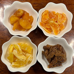 1種のドライフルーツ