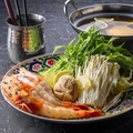 料理メニュー写真&nbsp;赤海老しゃぶしゃぶ
