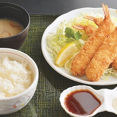 エビフライ定食/生姜焼き定食/焼肉定食/ジンギスカン定食
