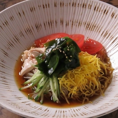 冷やし中華風そうめん(醤油だれ)
