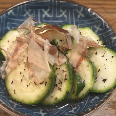 ズッキーニとゆかりの冷やしおでん
