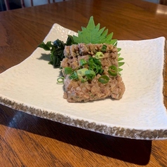 酒の肴に!真イワシのなめろう