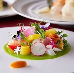 フレンチレストラン シエル アジュールのコース写真