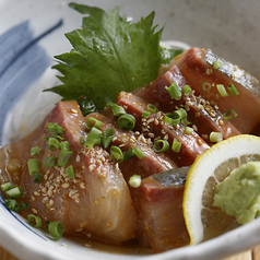 鮮魚のゴマ醤油づけ