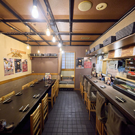 くつろぎの空間で、美味しい料理とお酒で特別な時間を！