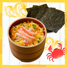 ちらし手巻き寿司-紅ずわい蟹