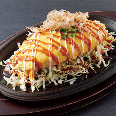 チーズ入りとんぺい鉄板焼き