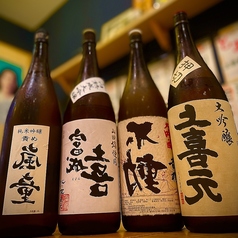 スタッフ厳選の日本酒と本格焼酎