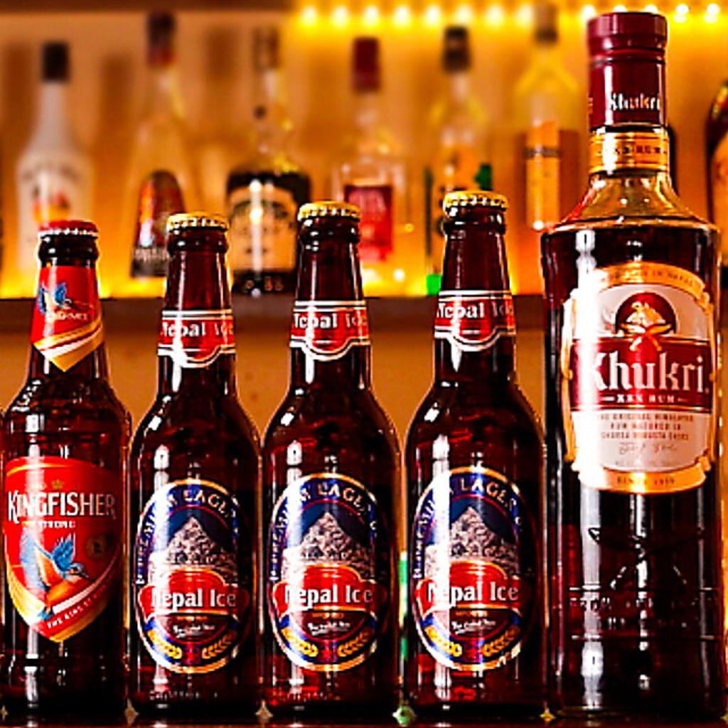 インドビールをはじめ世界中のお酒を飲み放題◎3時間コースも〇