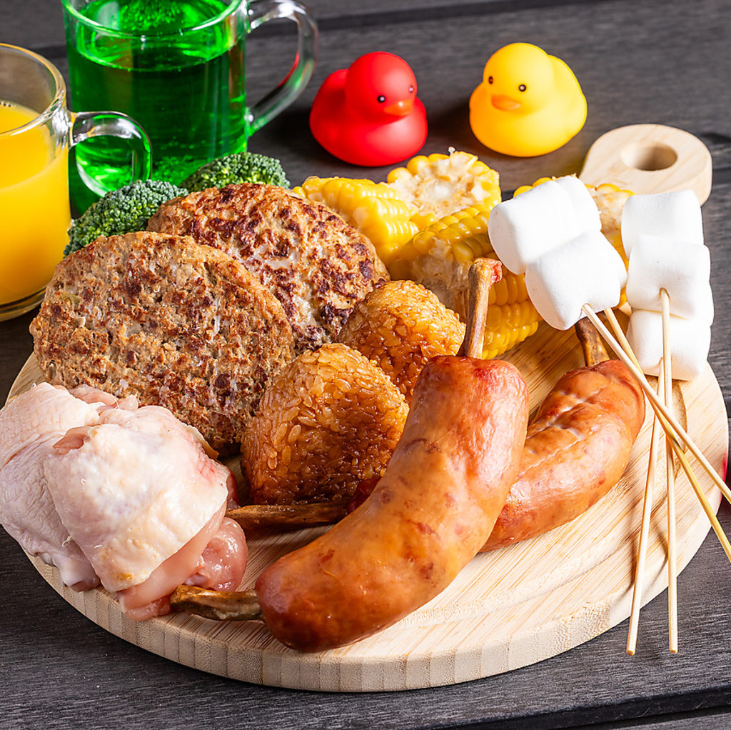 お子様向けに♪キッズプラン＋ソフトドリンク飲み放題（小学生以下）や食材持ち込みOKなどもあります