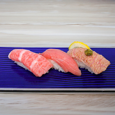 まぐろ三昧(中トロ・大トロ・バチ赤)