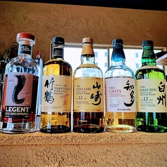 ウィスキー多数。