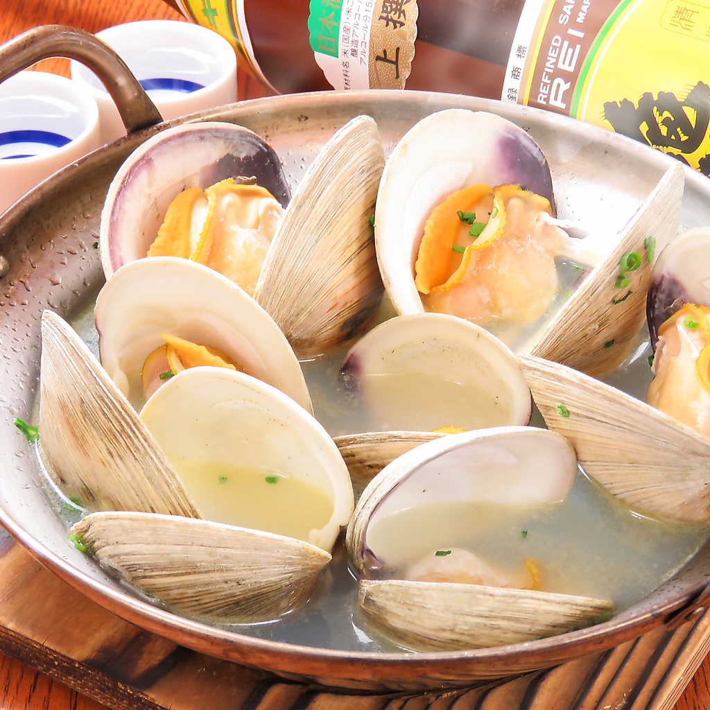 【名物★白蛤のガンガン焼き！780円(税抜)】体にしみわたる旨さは格別！！お酒との相性も◎