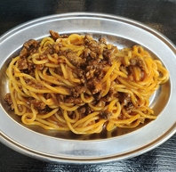 【締めには絶品ミートソース】