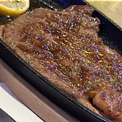 鉄板リブロースステーキ