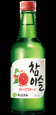 韓国焼酎チャミスルグレープフルーツボトル