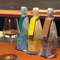 料理を引き立てる◎厳選された日本酒とワイン♪