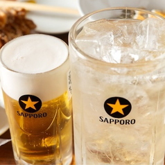 【キンキンのビールで乾杯】何杯でもOK！1杯209円(税込)