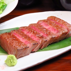 宮崎牛のステーキ