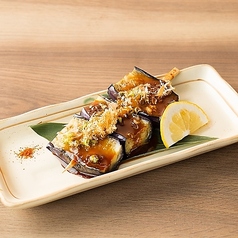 茄子海老味噌焼き