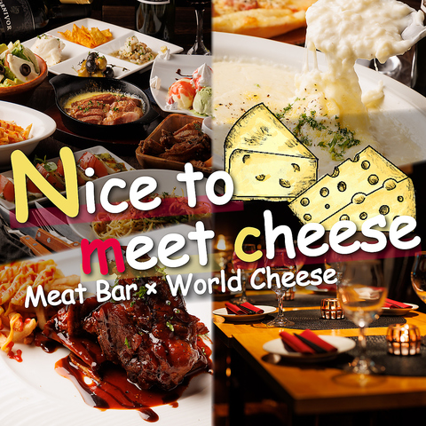イタリアン肉バル×世界のチーズ Nice to meet cheese 新宿店