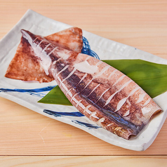 スルメイカの丸焼き