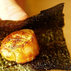 ホタテの磯辺焼き