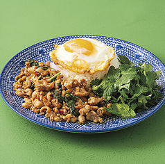 パクチーのガパオ