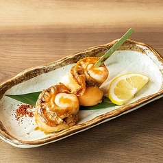 大きい帆立串