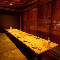 寛ぎの掘りごたつ個室◎会社宴会から家族での食事まで♪