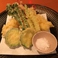 大海老と季節野菜の天ぷら